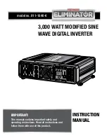 Eliminator 011-1846-6 Instruction Manual предпросмотр