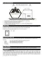 Предварительный просмотр 4 страницы Eliminator BUBBLE STORM LED Instruction Manual