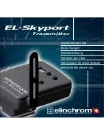 Предварительный просмотр 1 страницы Elinchrom EL-Skyport 19351 Instructions For Use Manual