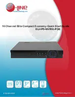 eLine ELI-IP5-NVR16-POE Quick Start Manual предпросмотр