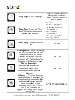 Предварительный просмотр 12 страницы Elinz DCMAX User Manual