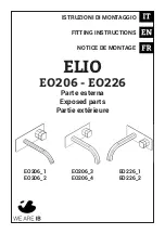 Предварительный просмотр 1 страницы elio EO206 1 Fitting Instructions Manual