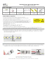 Предварительный просмотр 1 страницы elio TLB24KK-LLLLWL-8 Series Install Instructions