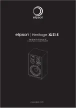 Предварительный просмотр 1 страницы Elipson Heritage XLS15 Manual