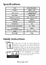 Preview for 13 page of Elipson Legacy 3210 User Manual