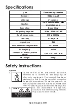 Предварительный просмотр 13 страницы Elipson Legacy 3230 User Manual