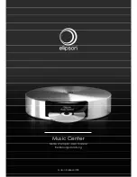 Elipson Music center User Manual preview