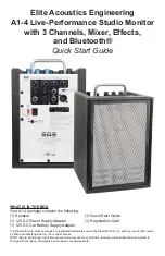 Elite Acoustics Engineering A1-4 Quick Start Manual предпросмотр