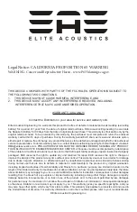 Preview for 13 page of Elite Acoustics Engineering A6-55 Quick Start Manual