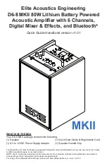 Preview for 1 page of Elite Acoustics Engineering D6-8 MKII Quick Manual Handbook