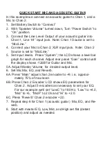 Preview for 2 page of Elite Acoustics Engineering D6-8 MKII Quick Manual Handbook