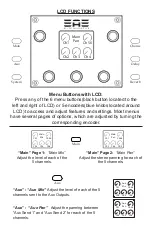 Preview for 3 page of Elite Acoustics Engineering D6-8 MKII Quick Manual Handbook