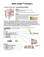 Предварительный просмотр 1 страницы Elite Cedar 2436BS Assembly Instructions