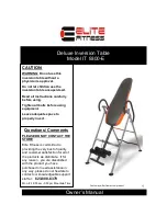 Elite Fitness IT 9300-E Owner'S Manual preview