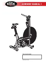 Elite Fitness Pursuit Air Assembly Manual preview