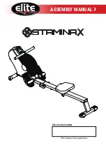 Elite Fitness Stamina X Assembly Manual preview