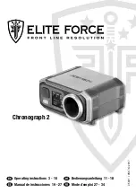 Предварительный просмотр 1 страницы Elite Force Chronograph 2 Operating Instructions Manual