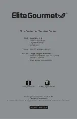 Предварительный просмотр 14 страницы Elite Gourmet EHC209 Instruction Manual