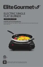 Предварительный просмотр 1 страницы Elite Gourmet ESB-301BF Instruction Manual