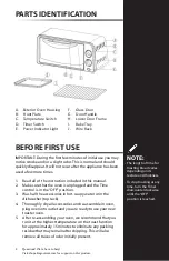 Предварительный просмотр 6 страницы Elite Gourmet ETO236 Instruction Manual