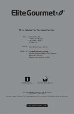 Preview for 24 page of Elite Gourmet ETO4510B Instruction Manual