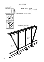 Предварительный просмотр 8 страницы Elite Greenhouses 6'3" WIDE CRAFTSMAN Instructions & Illustrations