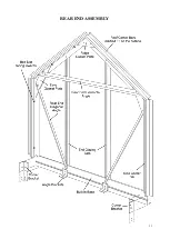 Предварительный просмотр 11 страницы Elite Greenhouses 6'3" WIDE CRAFTSMAN Instructions & Illustrations