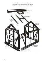 Предварительный просмотр 18 страницы Elite Greenhouses 6'3" WIDE CRAFTSMAN Instructions & Illustrations