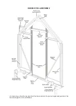 Предварительный просмотр 14 страницы Elite Greenhouses 6'3" WIDE HIGH EAVE Instructions & Illustrations