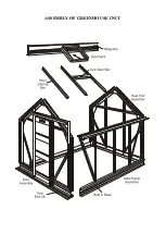 Предварительный просмотр 20 страницы Elite Greenhouses 6'3" WIDE HIGH EAVE Instructions & Illustrations