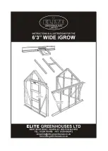 Elite Greenhouses iGrow Instructions & Illustrations preview