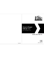 Elite Home ESC-910 Instructions For Use preview