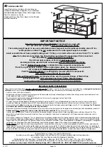 Предварительный просмотр 8 страницы Elite Industries CREDENZA EL-1195 Assembly Instructions Manual