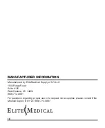 Preview for 16 page of Elite Medical Multi-Mode Stimulator Instruction Manual