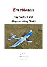 Elite Models Sky Surfer 1500 PNP Manual предпросмотр