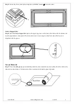 Предварительный просмотр 4 страницы Elite ProAV Pro Frame Thin DarkStar UST 2 Series User Manual