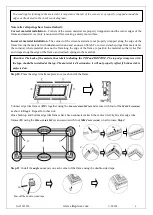 Предварительный просмотр 6 страницы Elite ProAV Pro Frame Thin DarkStar UST 2 Series User Manual