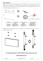 Предварительный просмотр 8 страницы Elite ProAV Pro Frame Thin DarkStar UST 2 Series User Manual