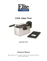 Preview for 1 page of Elite Products EDF-3507 Instruction Manual