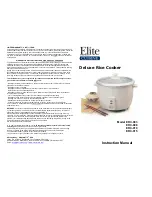 Elite Products ERC-003 Instruction Manual предпросмотр