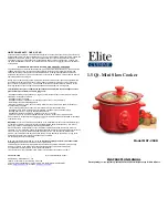 Elite Products MST-250R Instruction Manual предпросмотр