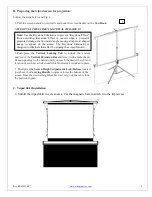 Preview for 3 page of Elite Projector Light-On CLR 3 User Manual