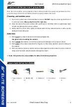 Предварительный просмотр 2 страницы Elite Screens AR2 Series User Manual