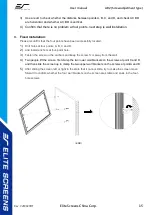 Предварительный просмотр 15 страницы Elite Screens AR2 Series User Manual