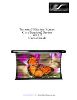 Предварительный просмотр 1 страницы Elite Screens CineTension2 100H User Manual