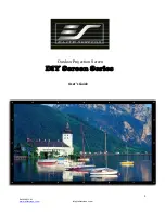 Elite Screens DIY Screen Series User Manual preview