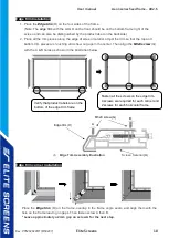 Предварительный просмотр 10 страницы Elite Screens EDGE FREE Aeon StarBright 9 Series User Manual