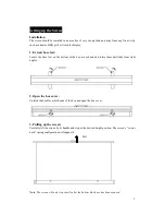 Предварительный просмотр 3 страницы Elite Screens F100XWH1 User Manual