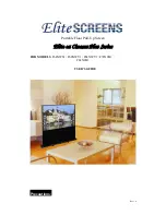 Elite Screens F60XWV1 User Manual предпросмотр