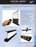 Elite Screens Kestrel FE100H Brochure preview